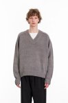 画像10: 【2024AW先行予約】VICTIM ヴィクティム / MELANGE V NECK KNIT (3色展開) (10)