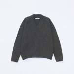 画像4: 【2024AW先行予約】VICTIM ヴィクティム / MELANGE V NECK KNIT (3色展開) (4)