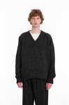 画像12: 【2024AW先行予約】VICTIM ヴィクティム / MELANGE V NECK KNIT (3色展開) (12)