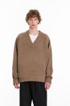 画像11: 【2024AW先行予約】VICTIM ヴィクティム / MELANGE V NECK KNIT (3色展開) (11)