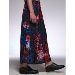 画像3: 【2024AW先行予約】kiryuyrik キリュウキリュウ / Splash Flora Wide Tuck Slacks (2色展開) (3)