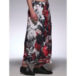 画像16: 【2024AW先行予約】kiryuyrik キリュウキリュウ / Splash Flora Wide Tuck Slacks (2色展開) (16)