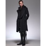 画像3: 【2024AW先行予約】kiryuyrik キリュウキリュウ / Black Ring Lame Tweed Cut Off Napoleon Coat (1色展開) (3)