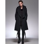 画像2: 【2024AW先行予約】kiryuyrik キリュウキリュウ / Black Ring Lame Tweed Cut Off Napoleon Coat (1色展開) (2)