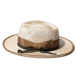 画像2: glamb グラム / Double Banded Straw Hat (brown) (2)