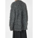 画像9: LAD MUSICIAN ラッドミュージシャン / LOOP YARN SHAGGY KNIT CARDIGAN (gray) (9)