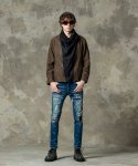 画像12: 【glamb 2025Spring先行予約】glamb グラム / Heavy Remake Stretch Denim (2色展開) (12)