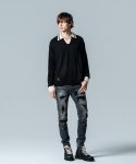 画像16: 【glamb 2025Spring先行予約】glamb グラム / Heavy Remake Stretch Denim (2色展開) (16)