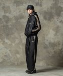 画像12: 【glamb 2025Spring先行予約】glamb グラム / Synth Leather Hooded Track Jacket (2色展開) (12)