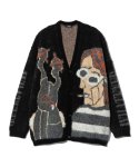 画像3: 【glamb 2025Spring先行予約】glamb グラム / Weeping Man Cardigan (2色展開) (3)