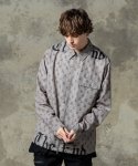 画像12: 【glamb 2025Spring先行予約】glamb グラム / Monogram Black Letter Shirt (2色展開) (12)