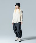 画像12: 【glamb 2025Spring先行予約】glamb グラム / Irregular Tuck Wide Slacks (2色展開) (12)