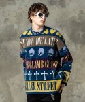 画像7: 【glamb 2025Spring先行予約】glamb グラム / Grunge Symbols Pullover Knit (2色展開) (7)