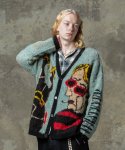 画像15: 【glamb 2025Spring先行予約】glamb グラム / Weeping Man Cardigan (2色展開) (15)