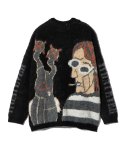 画像4: 【glamb 2025Spring先行予約】glamb グラム / Weeping Man Cardigan (2色展開) (4)