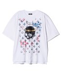 画像3: 【glamb 2025Spring先行予約】glamb グラム / Lily Skull T-Shirt (3色展開) (3)