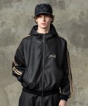 画像23: 【glamb 2025Spring先行予約】glamb グラム / Synth Leather Hooded Track Jacket (2色展開) (23)