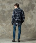 画像13: 【glamb 2025Spring先行予約】glamb グラム / Splash Jacquard Denim Shirt (1色展開) (13)