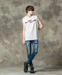 画像15: 【glamb 2025Spring先行予約】glamb グラム / Grunge Sleeveless T-Shirt (2色展開) (15)