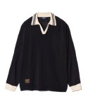 画像2: 【glamb 2025Spring先行予約】glamb グラム / Line Skipper Collar Knit (3色展開) (2)