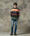 画像10: 【glamb 2025Spring先行予約】glamb グラム / Grunge Symbols Pullover Knit (2色展開) (10)