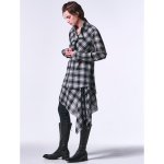 画像3: 【2025SS先行予約】kiryuyrik キリュウキリュウ / Black & White Check Single Frill Shirt (1色展開) (3)