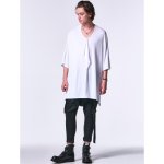 画像12: 【2025SS先行予約】kiryuyrik キリュウキリュウ / BEATENJIKU Frill Dolman T Shirt (2色展開) (12)