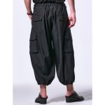 画像8: 【2025SS先行予約】kiryuyrik キリュウキリュウ / TWS Toropical Sharring Wide Tuck Cargo Pants (1色展開) (8)