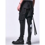 画像4: 【2025SS先行予約】kiryuyrik キリュウキリュウ / High Tension Jersey Saruel Cargo Pants (1色展開) (4)