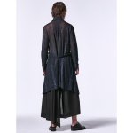 画像12: 【2025SS先行予約】kiryuyrik キリュウキリュウ / Silley Slab Skirt Wide Tuck Slacks (2色展開) (12)