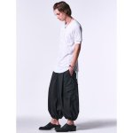 画像18: 【2025SS先行予約】kiryuyrik キリュウキリュウ / TWS Toropical Sharring Wide Tuck Cargo Pants (1色展開) (18)