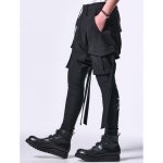 画像3: 【2025SS先行予約】kiryuyrik キリュウキリュウ / High Tension Jersey Saruel Cargo Pants (1色展開) (3)