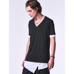 画像8: 【2025SS先行予約】kiryuyrik キリュウキリュウ / BEATENJIKU ＋ Lining Jersey Slit Hem Layered T Shirt (3色展開) (8)