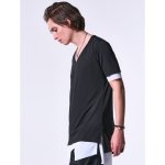 画像9: 【2025SS先行予約】kiryuyrik キリュウキリュウ / BEATENJIKU ＋ Lining Jersey Slit Hem Layered T Shirt (3色展開) (9)