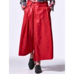 画像13: 【2025SS先行予約】kiryuyrik キリュウキリュウ / Silley Slab Skirt Wide Tuck Slacks (2色展開) (13)