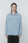 画像9: 【2025SS先行予約】VICTIM ヴィクティム / DENIM BIG SHIRT (3色展開) (9)