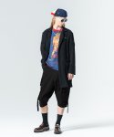 画像12: 【glamb 2025 Summer先行予約】glamb グラム / Deformed Cropped Sarrouel Pants (2色展開) (12)